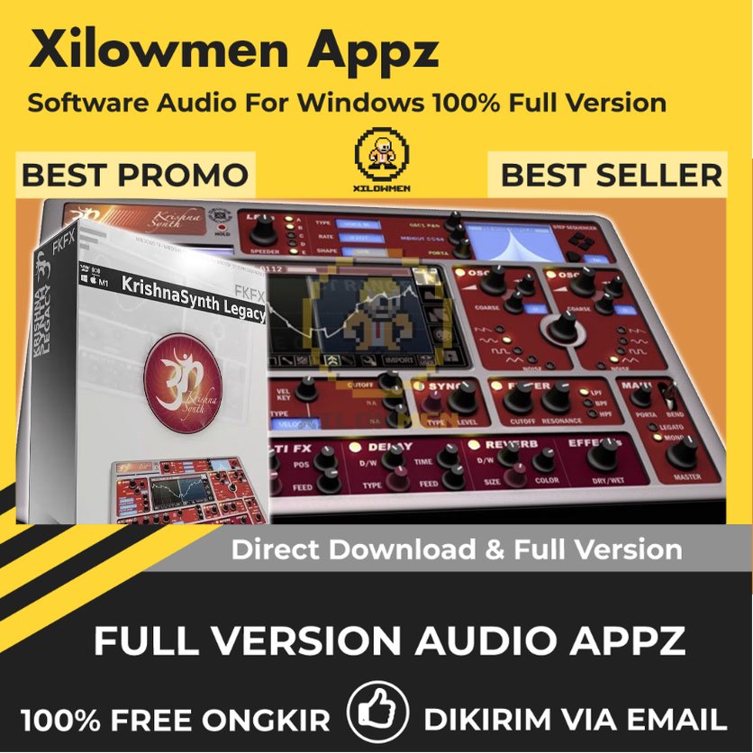 [Full Version] FKFX Audio KrishnaSynth Legacy FULL Pro Lifetime Audio Software WIN OS