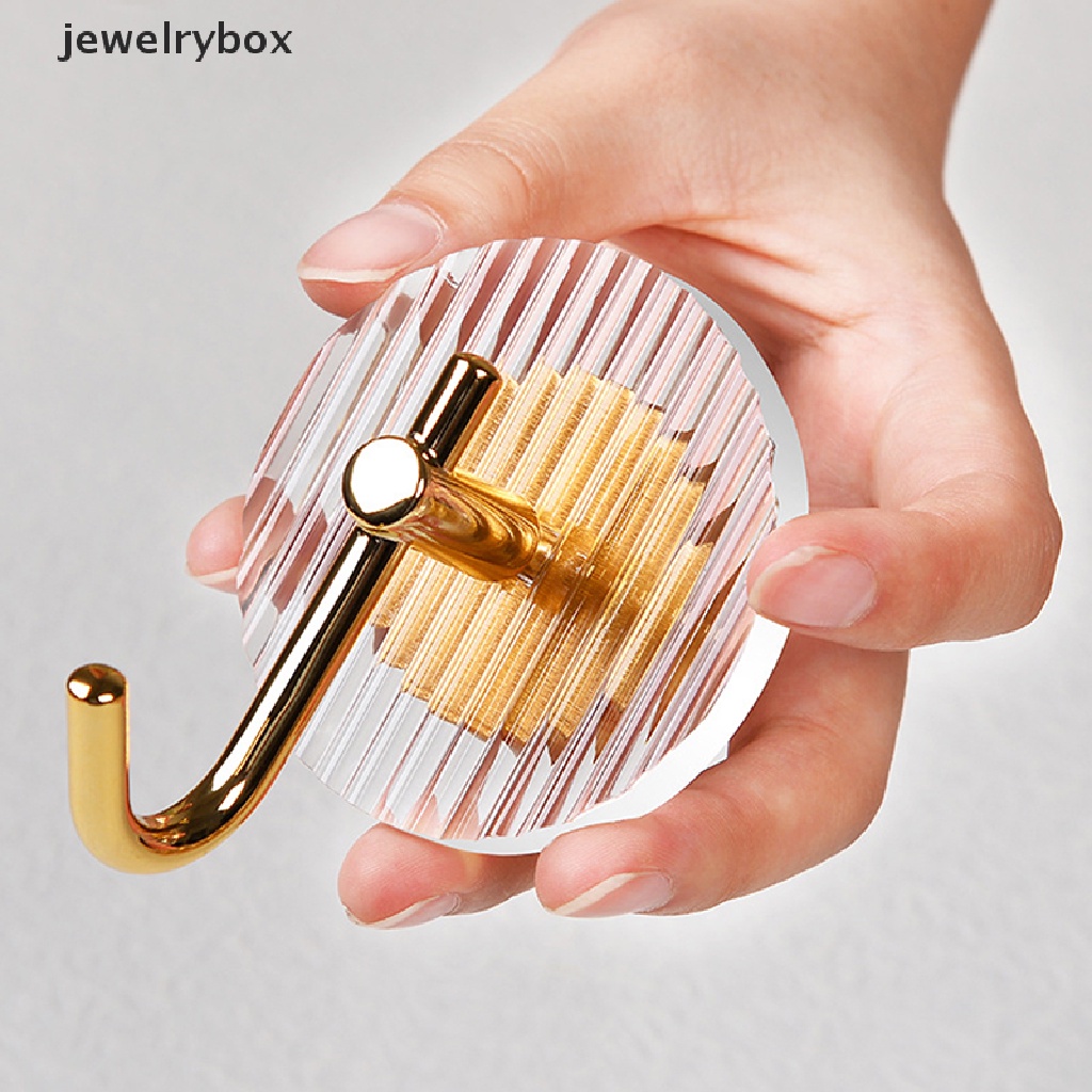 [jewelrybox] Wall Hook Handuk Perekat Kuat No Punching Gantungan Baju Dinding Tempel Butik