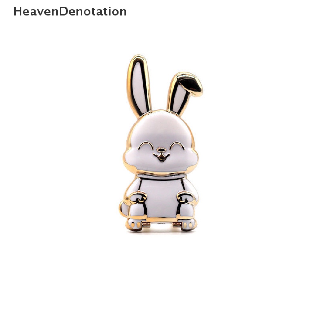 [HeavenDenotation] Kelinci Lipat Universal Smart Tok Phone Holder Griptok Dukungan Untuk Smartphone Grip Tok Lipat Finger Stand Socket HDV