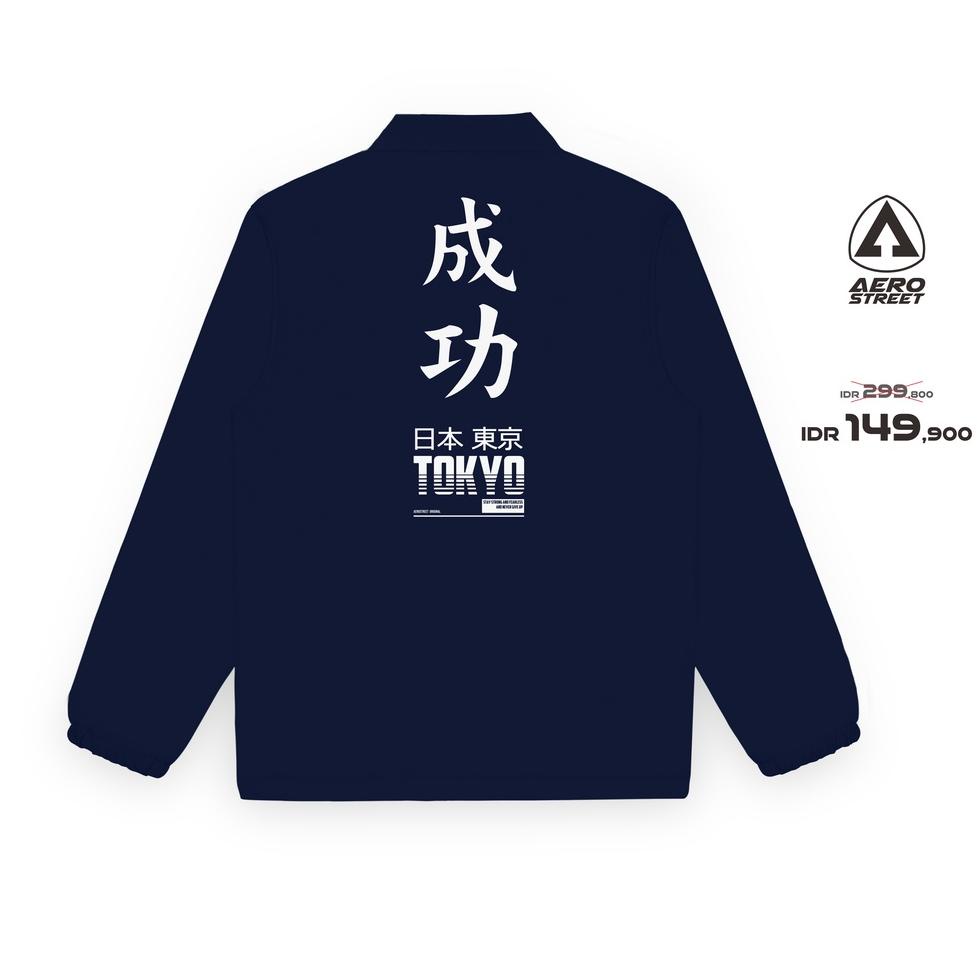 TERLARIS Aerostreet Coach Jacket Tokyo Navy Jaket DADAA