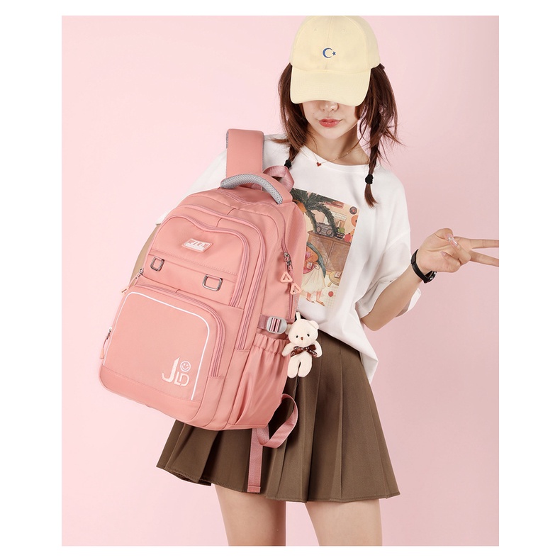 Rayhana - Tas Ransel Sekolah Hangout Korean Style Kekinian Tas Gendong Wanita Terlucu