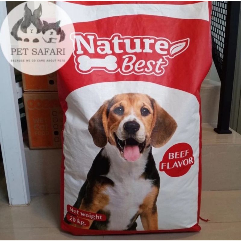 Makanan Anjing Ekonomis Nature Best Beef 20kg
