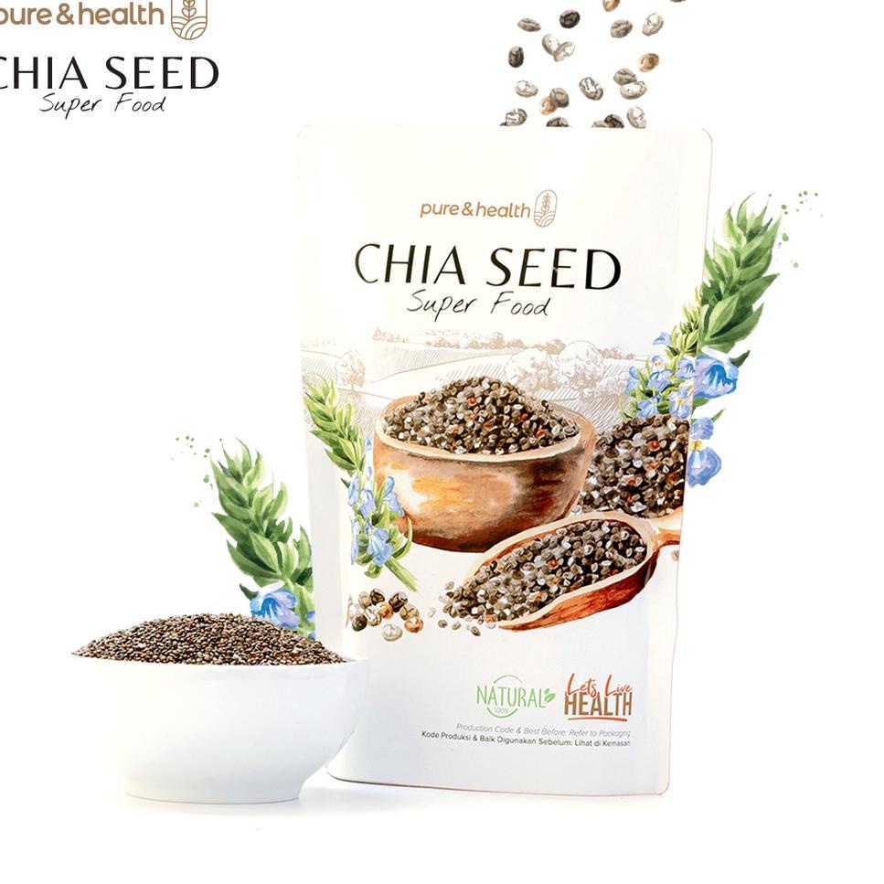 

➸ Biji Chia Seed 500 gr Organik Black Chiaseed Diet Original Natural Super Food ☂