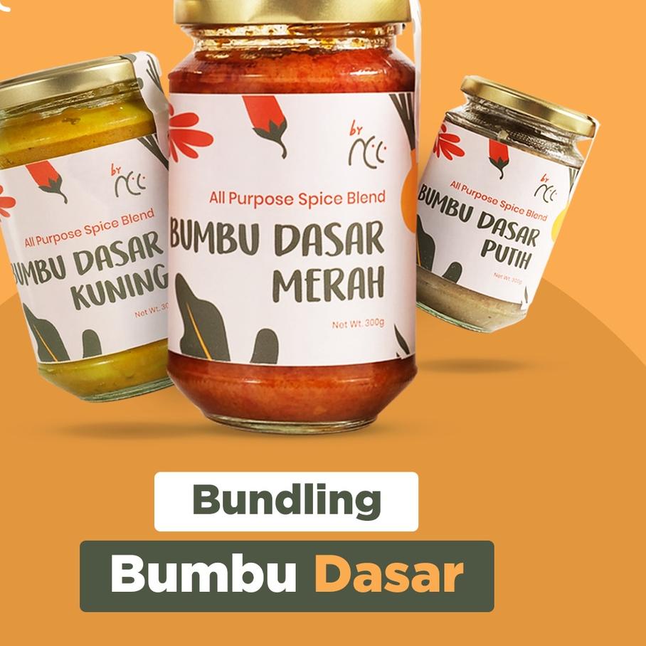 

✹ By NCC Bundling Bumbu Dasar Merah Kuning Putih Masak Makanan Cepat Saji Favorit Premium Termurah ➹