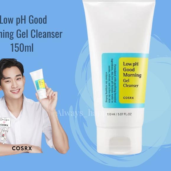 ➧ COSRX Low pH Good Morning Gel Cleanser 150 KOREA 100% Original Pembersih muka/sabun cuci muka ➸