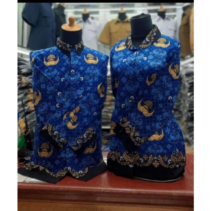 Baju Batik Kopri Pria-Baju Kopri Wanita Terbaru-Seragam Dinas Kopri