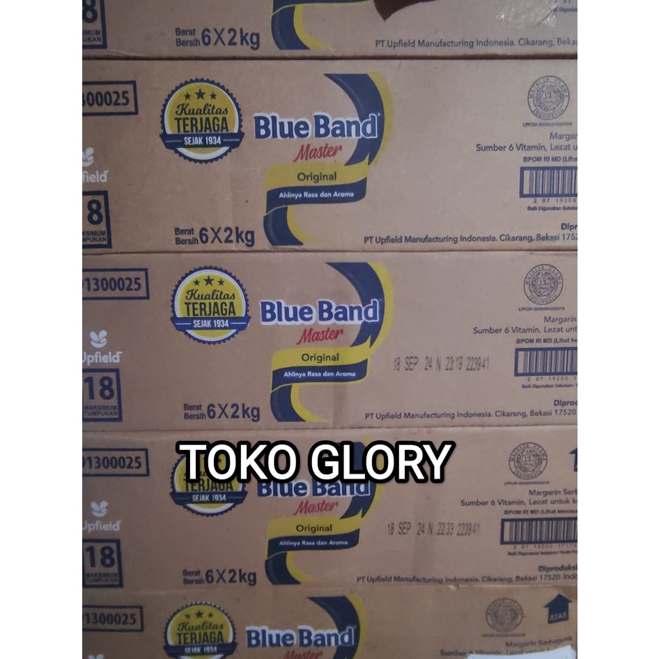 

blueband master 2kg 1 karton isi 6 pcs