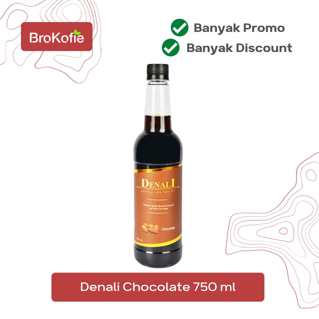 

DENALI PROMO SIRUP TERMURAH RASA CHOCOLATE / COKELAT 750ML