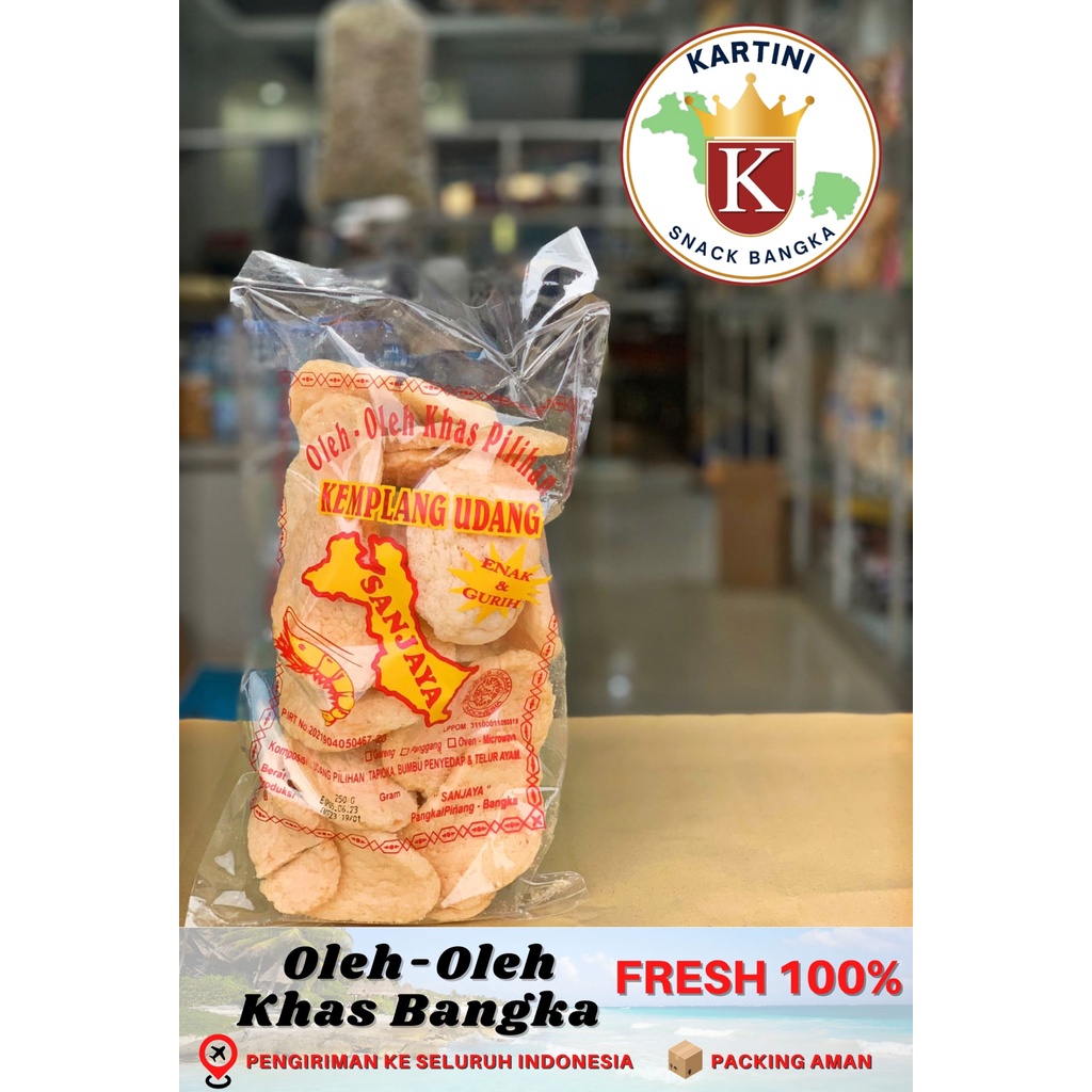 

Kemplang Goreng Udang Sanjaya 250gr Khas Bangka