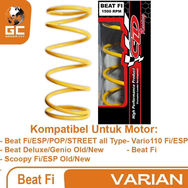 Per CVT Puli Pully Racing Honda Vario PCX 125 150 160 ESP NEW LED 1500 Rpm CLD