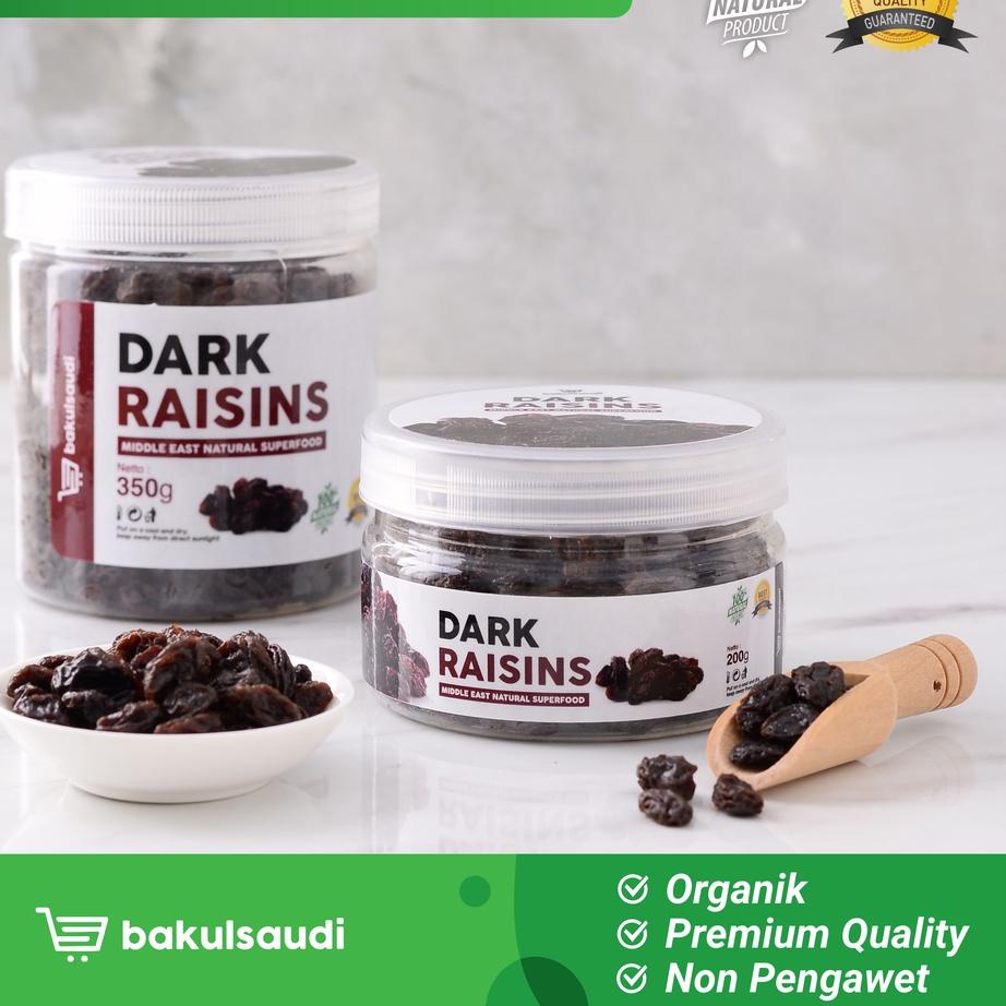 

♗ Kismis Hitam Dark Raisins Organic Premium Original 100% / Dark Raisin Organik ➼