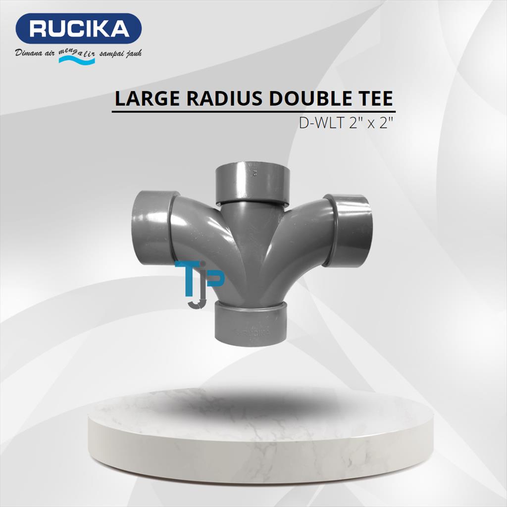 RUCIKA DOUBLE TY D 2&quot; LARGE RADIUS DOUBLE TEE