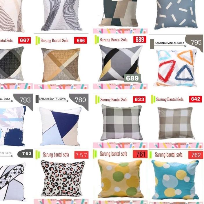 ۩ sarung bantal sofa/kursi 60x60 premium (6003) ❊