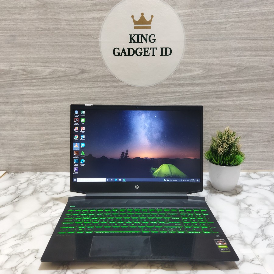 Laptop hp pavilion Gaming 15 Ryzen 5 3550h Ram 8 Ssd 256