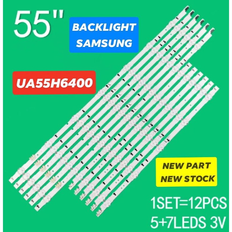 LAMPU LED BACKLIGHT TV SAMSUNG UA55H6400 55H6400