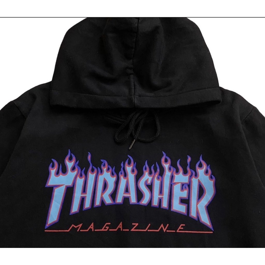 JAKET SWEATER HOODIE THRASHER MAGAZINE FULLSABLON &amp; FULLTAG PREMIUM BEST SELLER