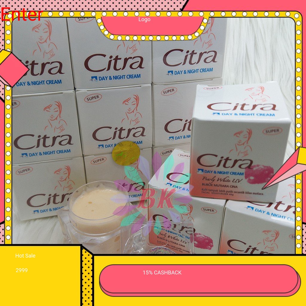 Cream Citra Super - Cream Pemutih - Cream Wajah Siang Dan Malam / LUSINAN