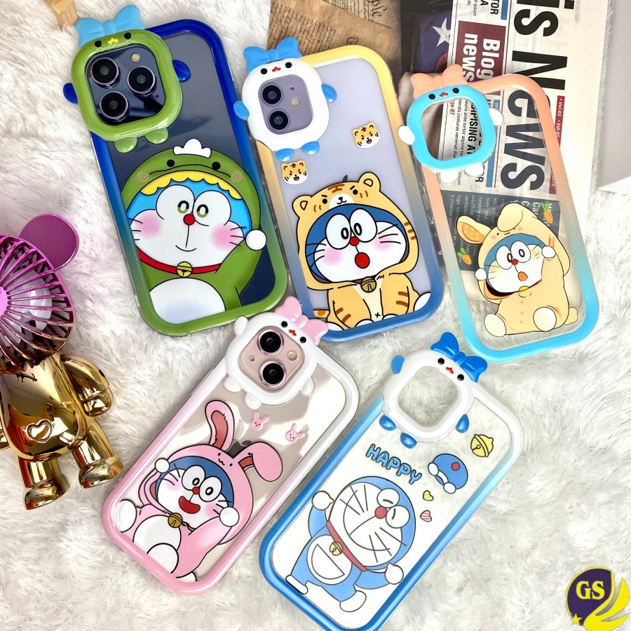 NEW!!! SOFT CASE LENSA KARTUN BOW MONSTER SWEET 3D KARAKTER DORAEMON FOR IPHONE 13 13MINI 13PRO 13 PRO MAX 14 14PLUS 14PRO 14 PRO MAX