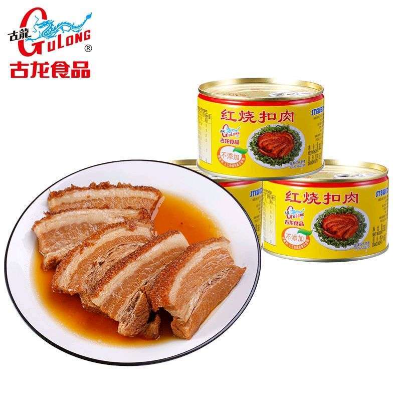 

Gulong Stewed Pork Slice/ Samcan Babi Kaleng 383gr KAOBAK Gulong