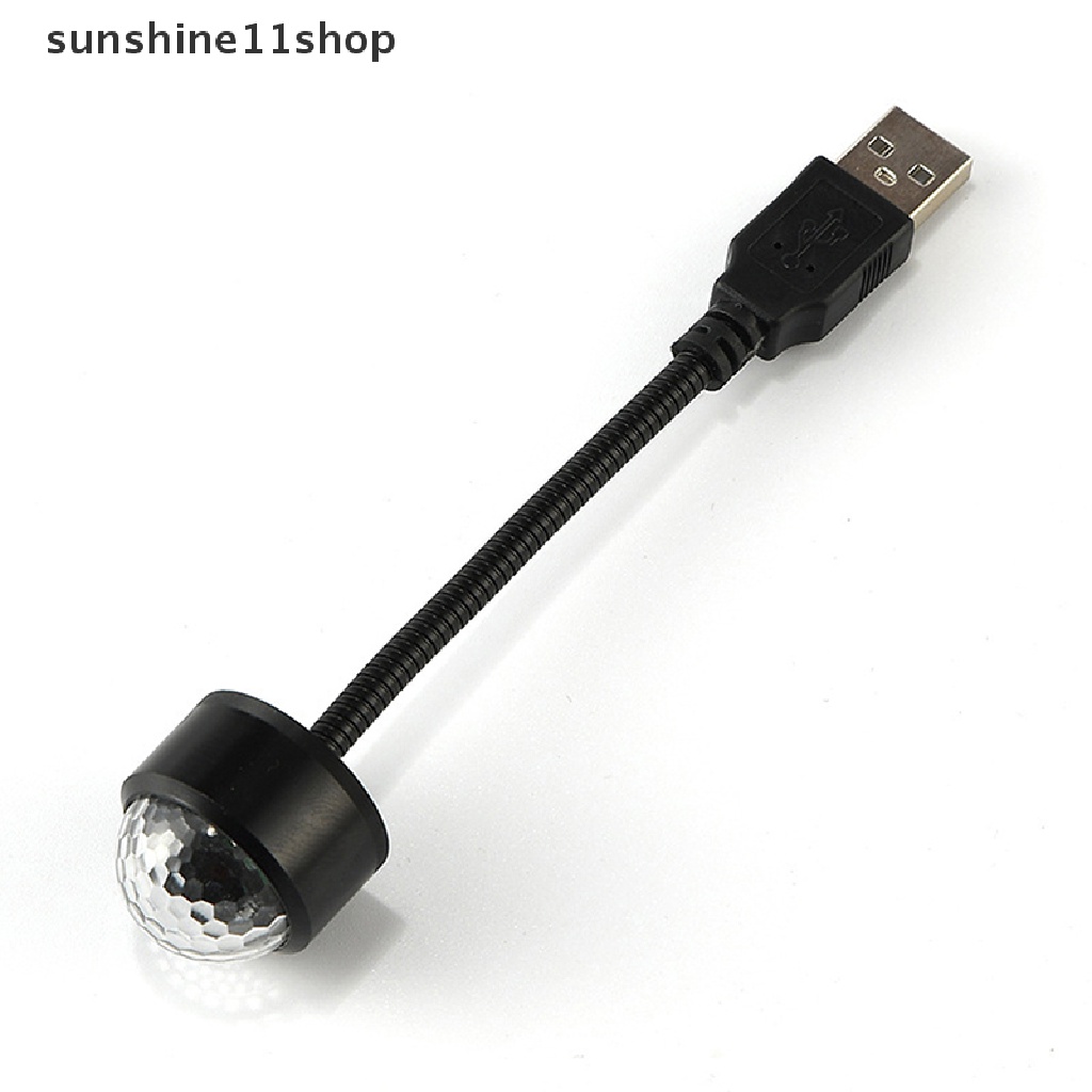 Sho Multicolor Red Starry Sky Lampu Proyeksi USB Mini Mobil Atap Bintang Lampu Malam N