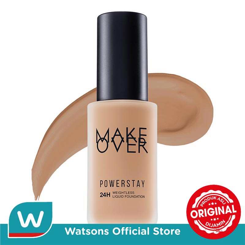 Make Over Powerstay Weightless Liquid Foundation W50 Creme Tan 33ml