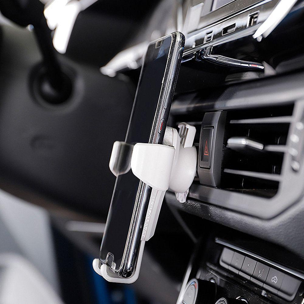 Lanfy Gravity Car Phone Holder Portable Facetime Aksesoris Mobil Perlengkapan Mobil Klip Ventilasi Udara Ponsel Holder Car Air Vent Clip Car Phone Bracket