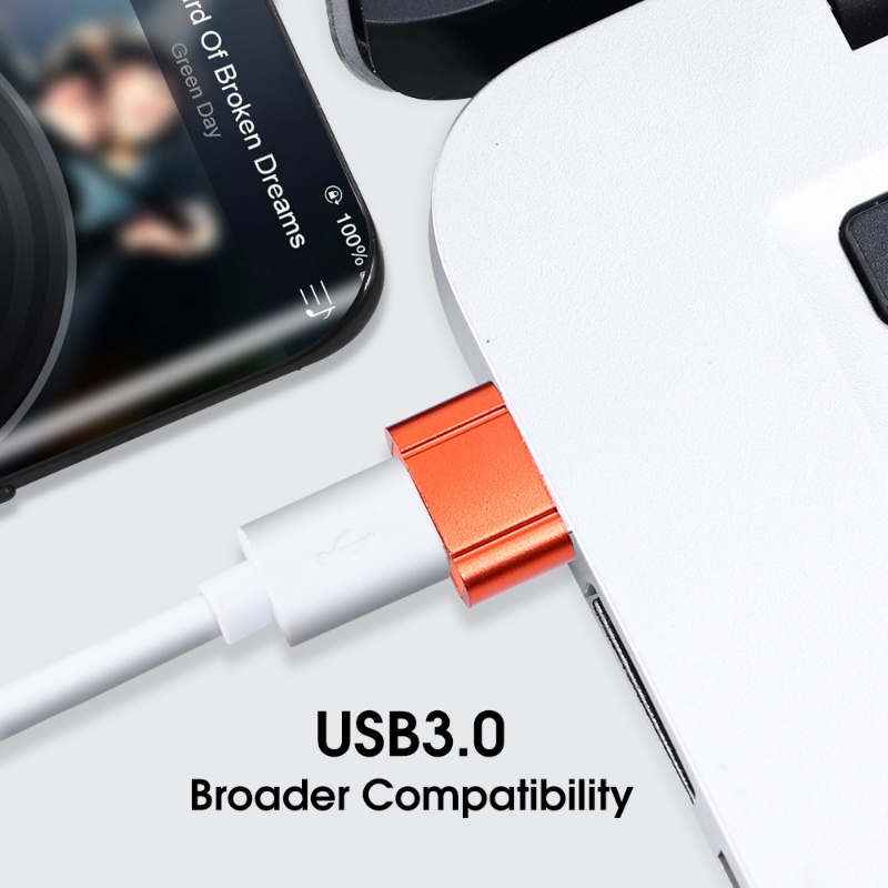 Adaptor Female USB Ke Type-C 10A/Converter USB-C Untuk Komputer/Adaptor Konektor Kabel Handphone