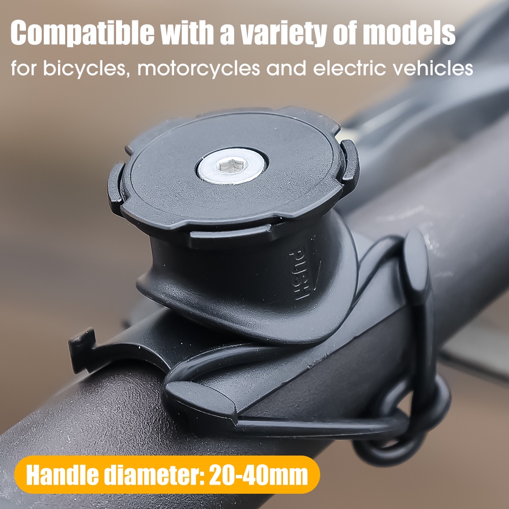 Universal Gunung Sepeda Motor Mobil Mount Set Stang Sepeda Dudukan Navigasi Hp360° Bracket Kunci Pengaman Hp Yang Dapat Diputar