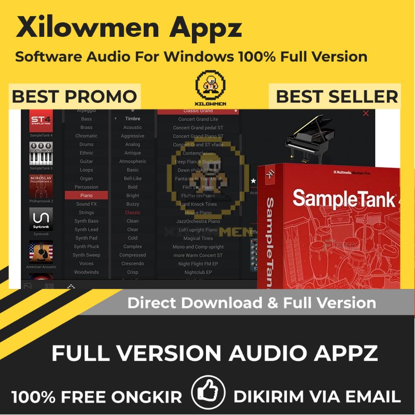 [Full Version] IK Multimedia SampleTank Pro Lifetime Audio Software WIN OS