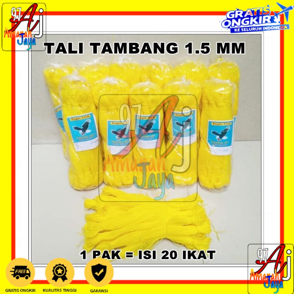 

SEA GULL tali tampar serbaguna, tali tampar bangunan, tali tampar 1mm per 1pcs (50meter)