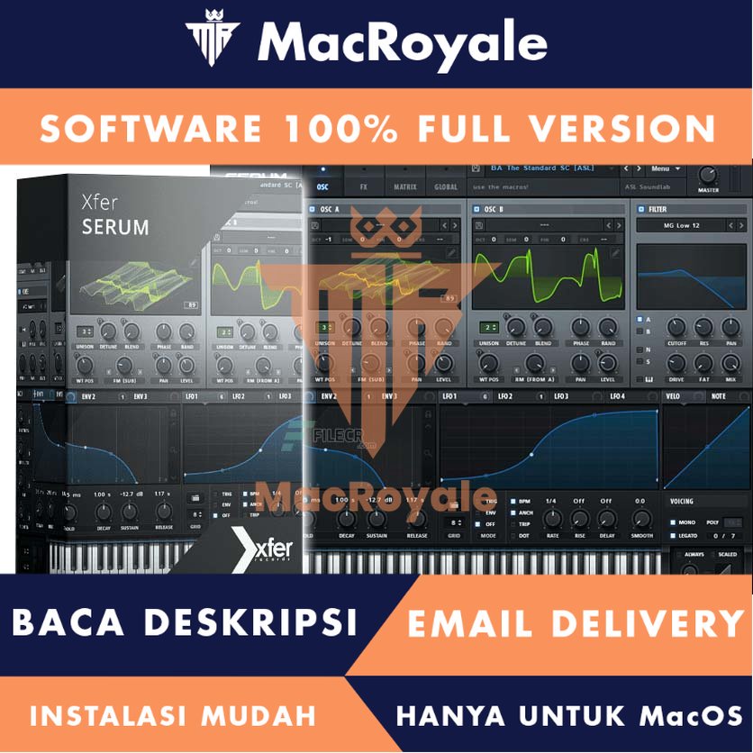 [MacOS] Xfer Records Serum Full &amp; FX Rev3 Full Version Lifetime Full Garansi