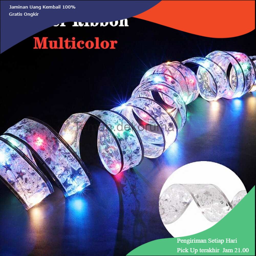 TD - DEK Partigos Lampu Hias String Lights Model Pita Natal 50 LED Multicolor - AA562