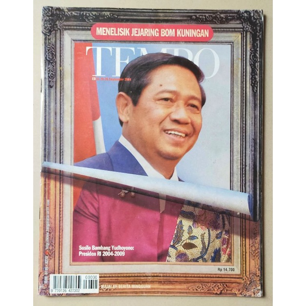 Majalah Tempo 20 September 1999 : Presiden keenam RI Terpilih - SBY Presiden RI 2004-2009