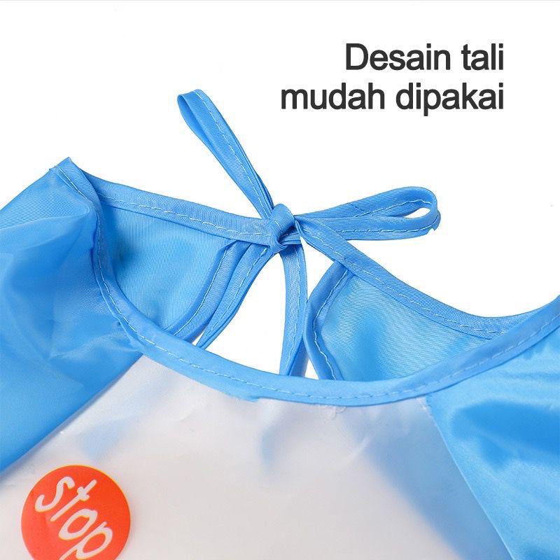 Celemek Full Cover / Otto Bib Baby / Celemek Badan bayi / Celemek makan travelling / Celemek anti air anti kotor