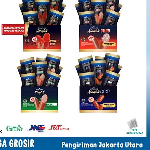 

☂ SOSIS KANZLER SINGLES HOT / KEJU / MINI / ORIGINAL JUAL Per 1 Box isi 12 pcs LEBIH MURAH 780 GRAM ۝