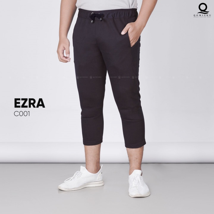 QOMISHU Celana Santai Pria Slim FIT Sporty 7/8 Pants EZRA