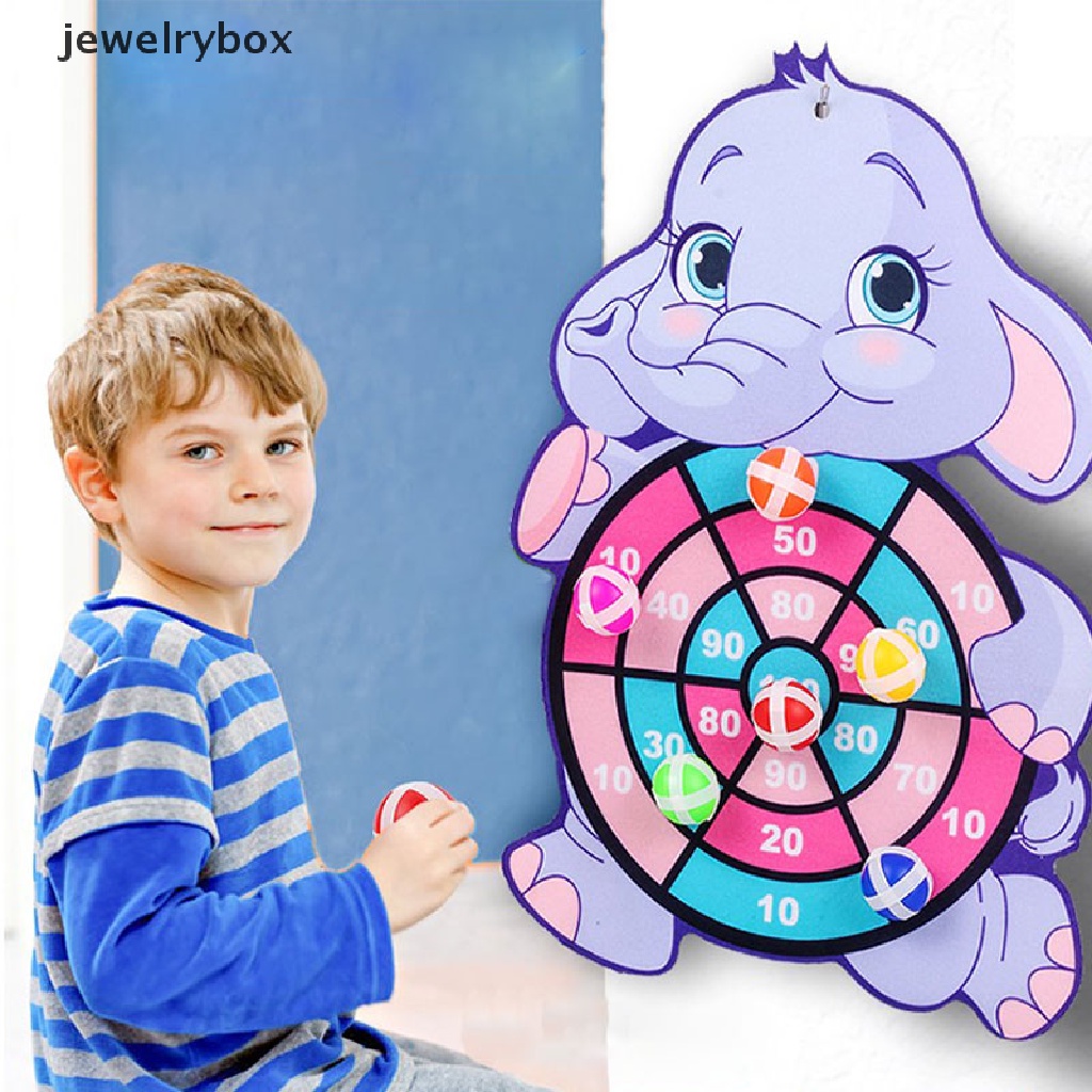 [jewelrybox] Target Sticky Ball Dartboard Lempar Pesta Olahraga Luar Ruangan Kain Mainan Papan Permainan Butik