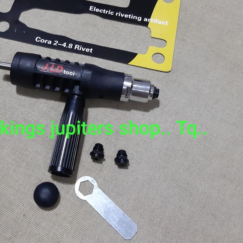 ♖ JLD RIPET BOR TANG RIVET RIFET PAKAI MESIN BOR 10MM 13MM KAPUSI STANG TANG RIPET ►