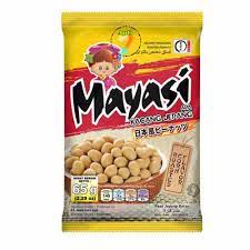 

Mayasi Ala Kacang Jepang isi ekstra 15% 1 renceng isi 10 pcs rasa jagung bakar @26.5 gr