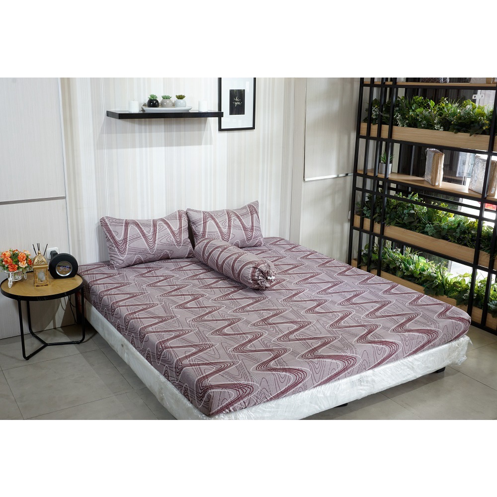Idola Style Veronica Sprei 100 / 120 Micro Print Tinggi 20 cm MP-8018