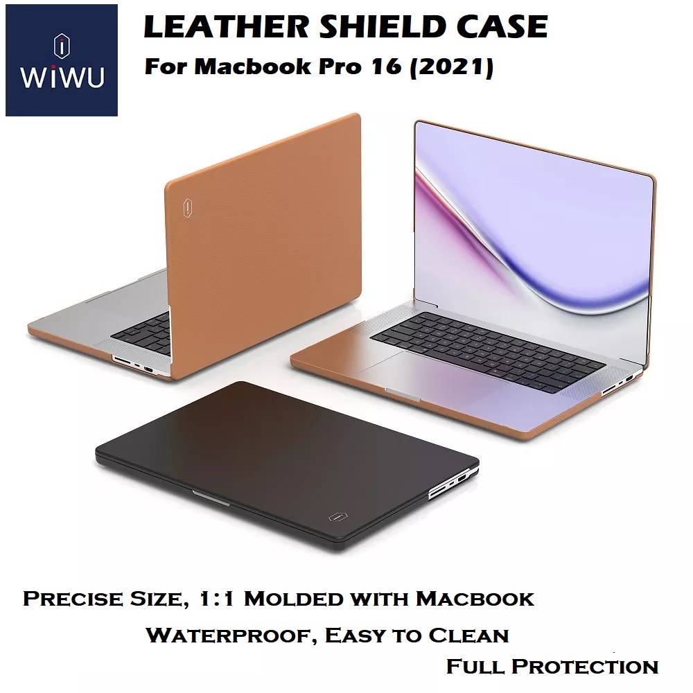 WIWU Leather Shield Case for Macbook Pro 16.2 (2021)