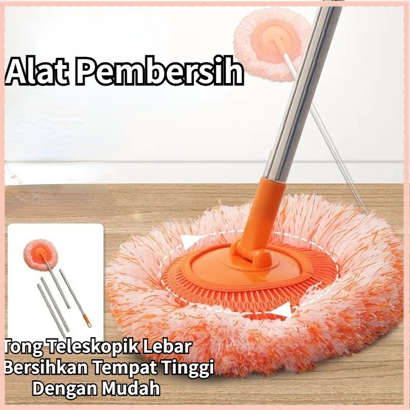 【COD】 Sunflower Mop Menentukan Mop Mobil Mencuci Langit Mop Menentukan Wiping Wall Hair Duster Sunflower Mop