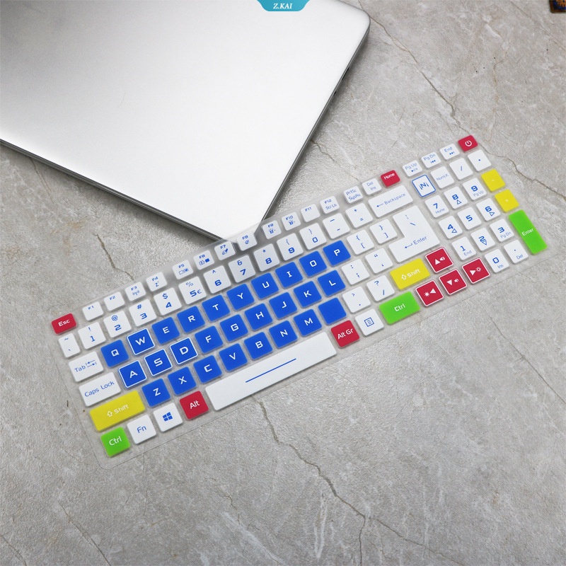 Silicone keyboard cover suitable for Acer Nitro 5 AN515-54-54W2 AN515-54-51M5 AN517-51-56YW Nitro 7 AN715-5115.6 Cover 【 ZK 】