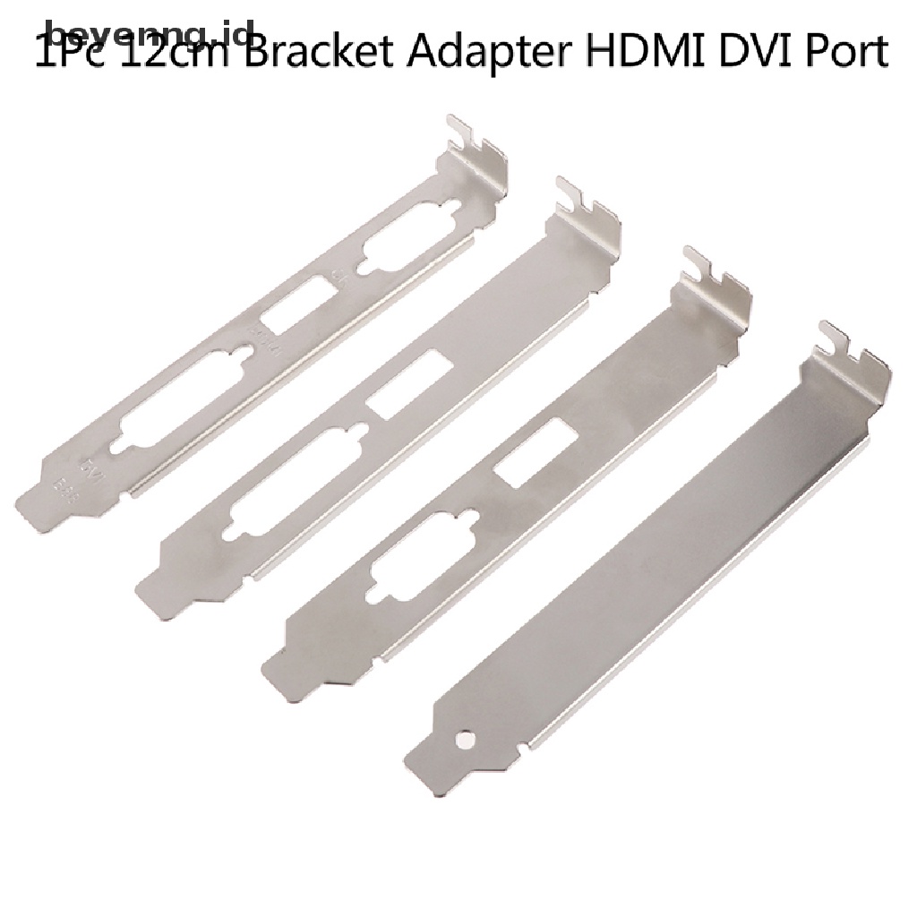 Beyen 1Pc Adaptor Profil Tinggi 12cm HDMI DVI VGA Port Untuk Konektor Kartu Video ID