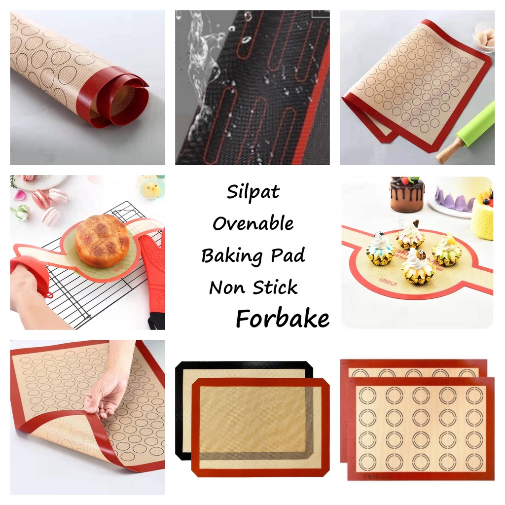 Baking Pad Non Stick Silpat Silikon Silpad Macaron Baking Silicone Pad