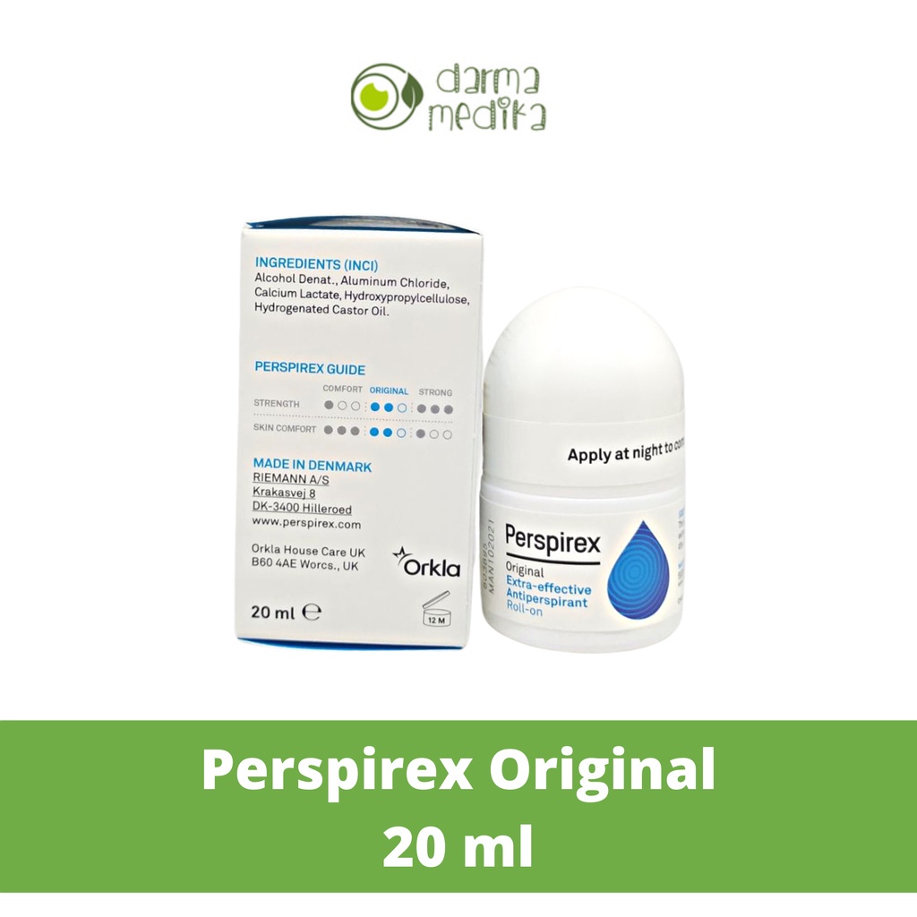 Perspirex Original BPOM Antiperspirant anti perspirant deodorant 20ml 20 ml