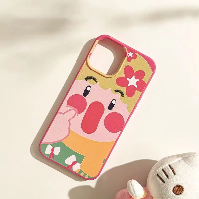 IPHONE Ins Pola Graffiti Cocok Untuk Iphone14 14pro 14plus 13 13mini 13pro 13prm iPhone12 7Plus 8Plus Xr XS 13 12mini Pro Max Empat Sudut Casing Ponsel Tahan Guncangan