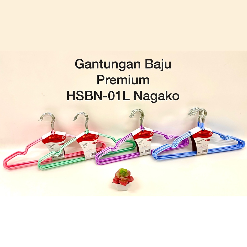 gantungan baju stainless premium nagako HSBN-01L nagako