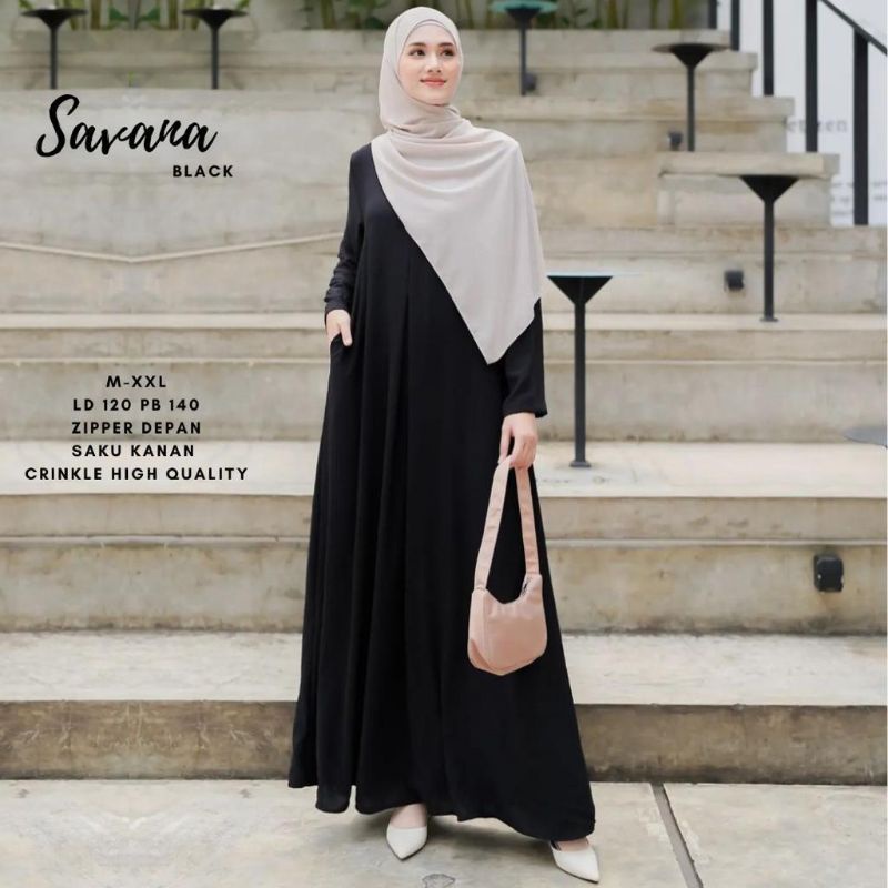 SAVANA GAMIS WANITA JUMBO LD 120 CM TERBARU