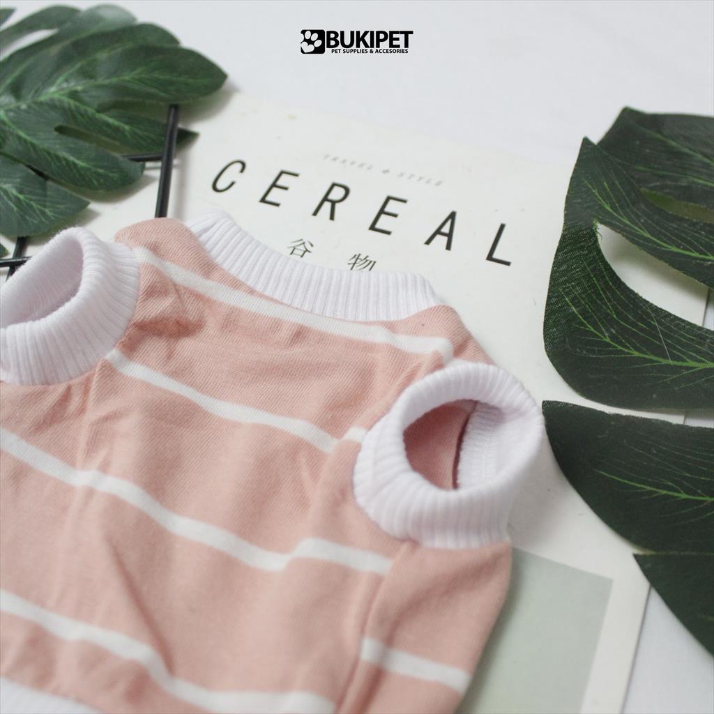 Baju Kucing Lucu Murah Cewek Cowok Aksesoris Hewan Kecil - Tank Pastel Salem Series